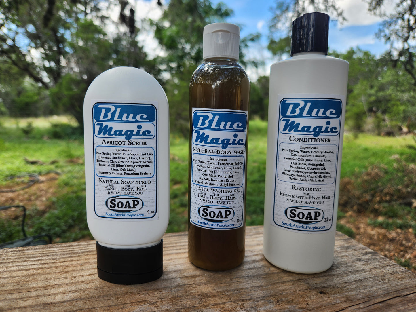 Blue Magic Shower Set