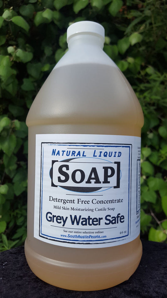 Natural Liquid Soap 64oz - Castile Concentrate