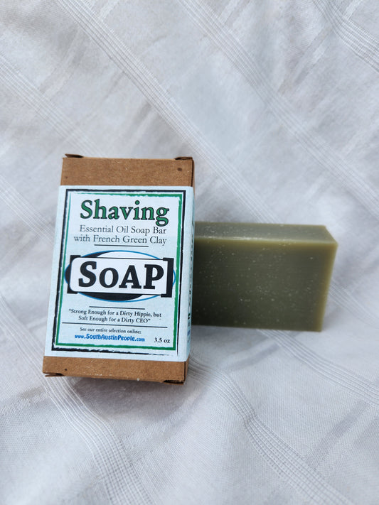 Shaving Bar - French Green Clay