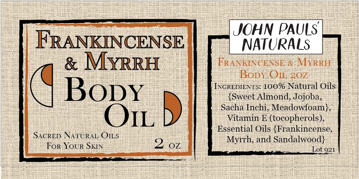 Frankincse & Myrrh Body Oil