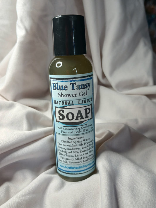 Natural Shower Gel 2oz - Blue Tansy