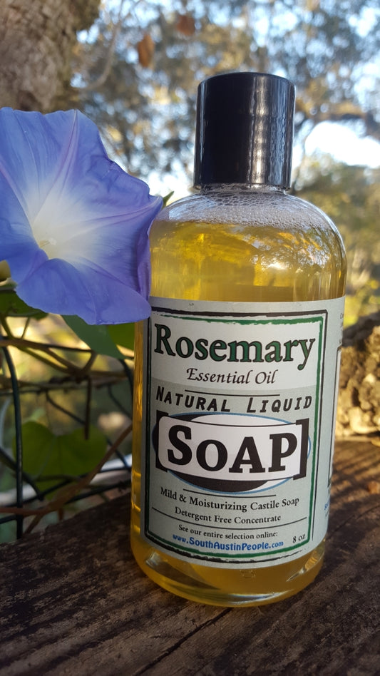 Rosemary Castile Liquid Soap - 8oz Concentrate