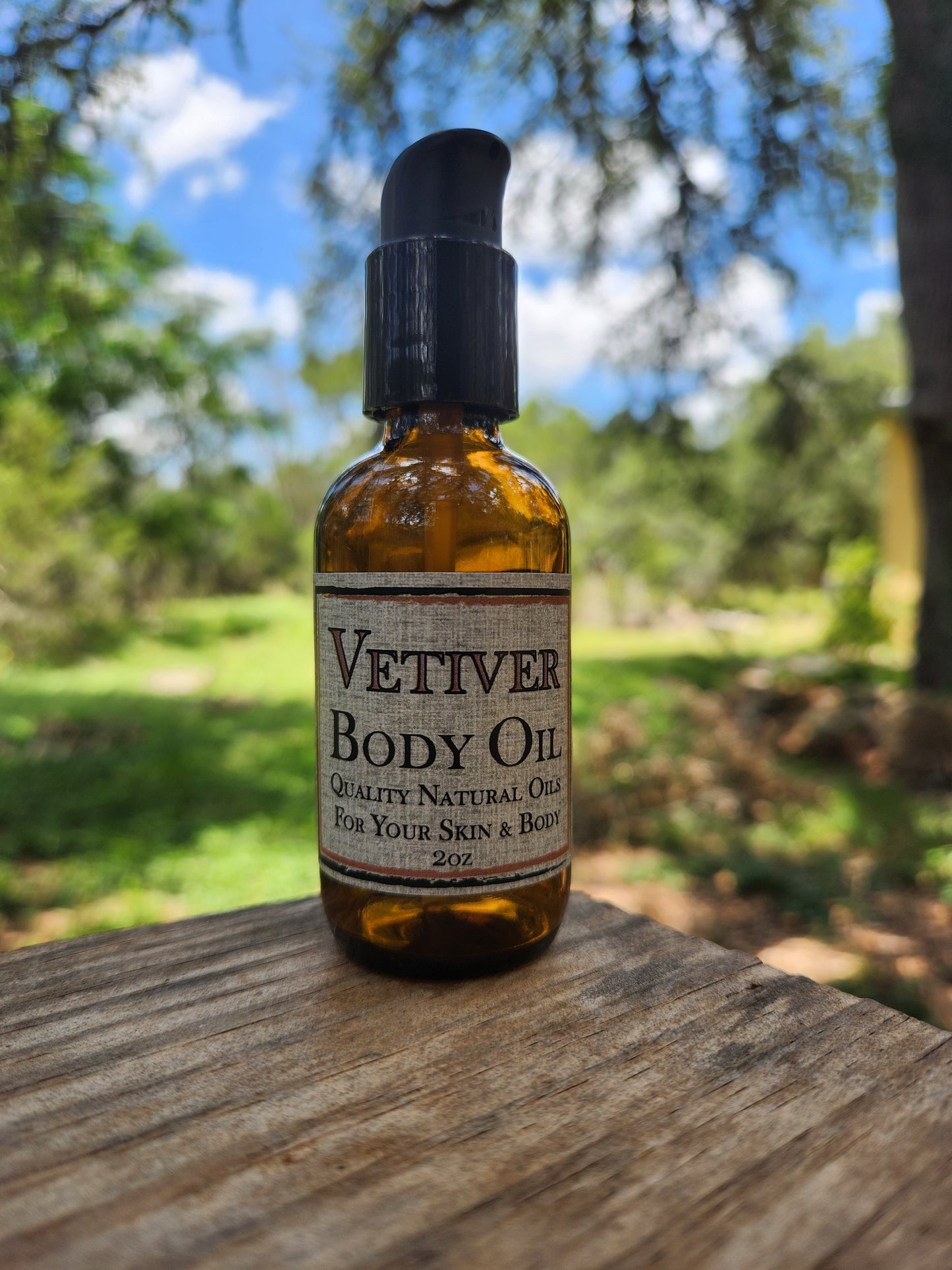 Vetiver Body Oil 2oz